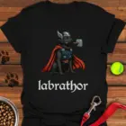 Labrathor Black Labrador T-Shirt Best Gifts For Black Lab Lovers