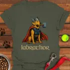 Labrathor T-Shirt Funny Canine Norse Shirt Labrador Gifts For Dog Lovers