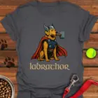 Labrathor T-Shirt Funny Canine Norse Shirt Labrador Gifts For Dog Lovers
