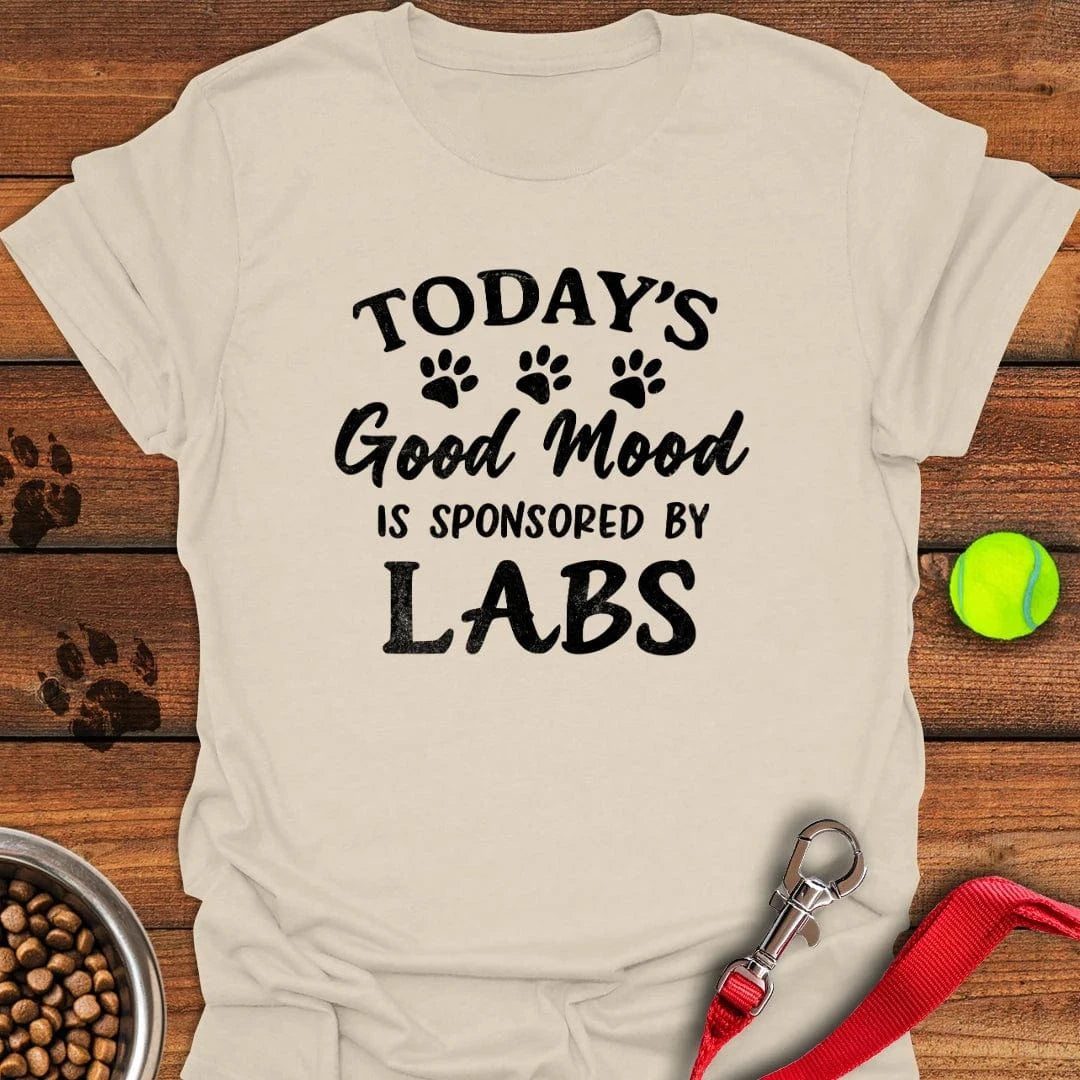 Labs & Good Mood T-Shirt Tiny Dog Apparel Unique Father'sDay Gifts