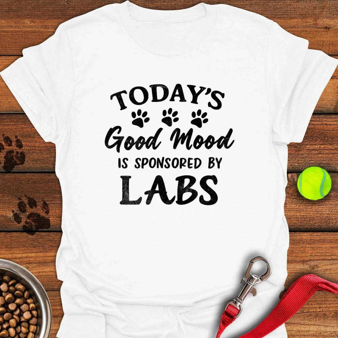 Labs & Good Mood T-Shirt Tiny Dog Apparel Unique Father'sDay Gifts