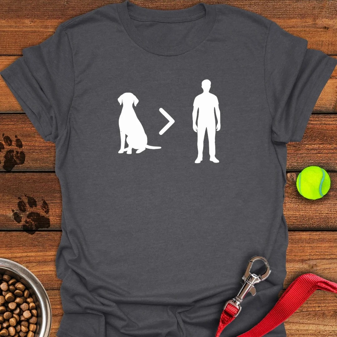 Labs Over People T-Shirt Happy Dog Apparel Dog Gift Items Merch
