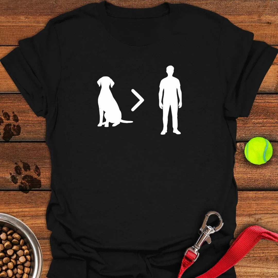 Labs Over People T-Shirt Happy Dog Apparel Dog Gift Items Merch