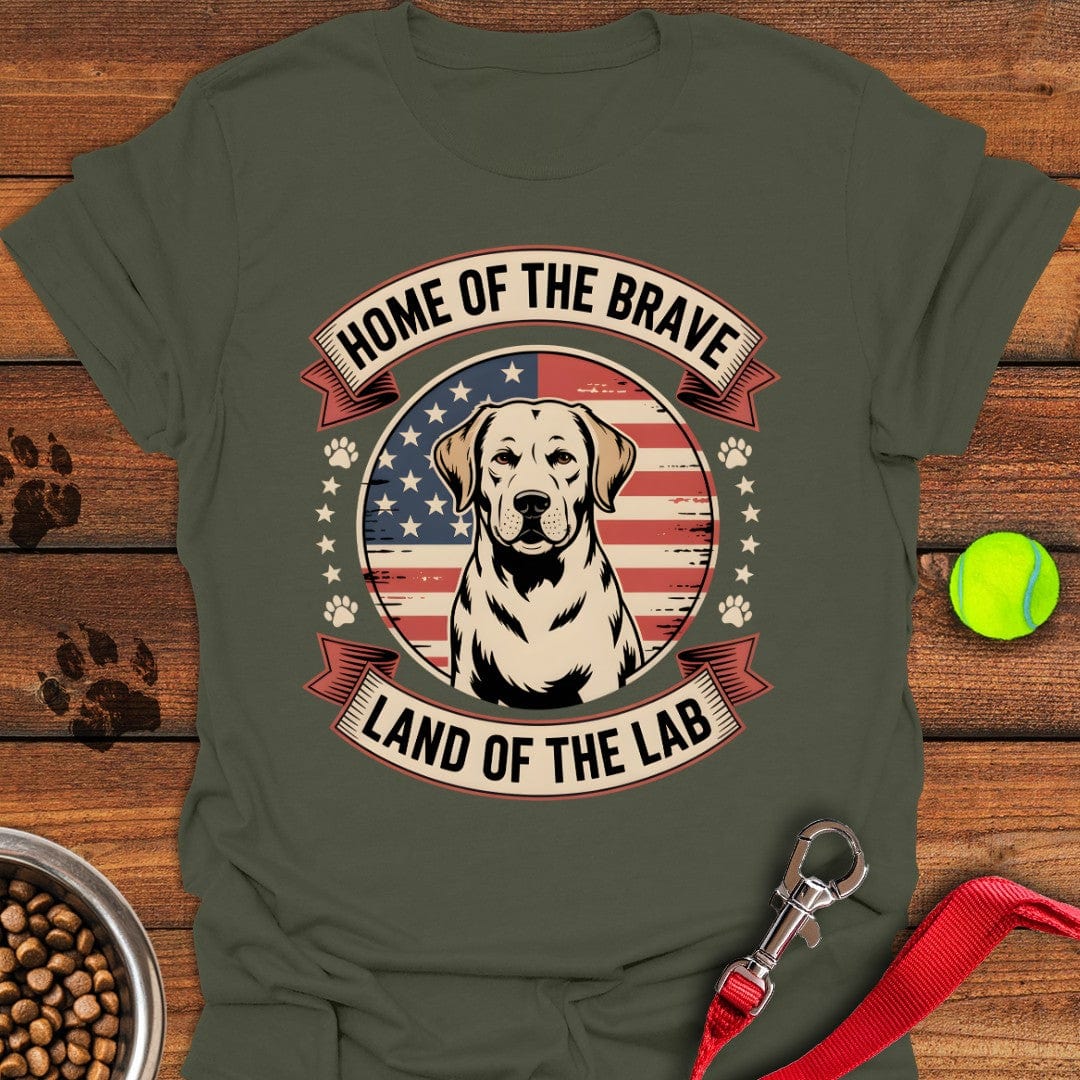Land of the Lab T-Shirt Loyal Dog Clothing Cool Gifts For Pet Lovers