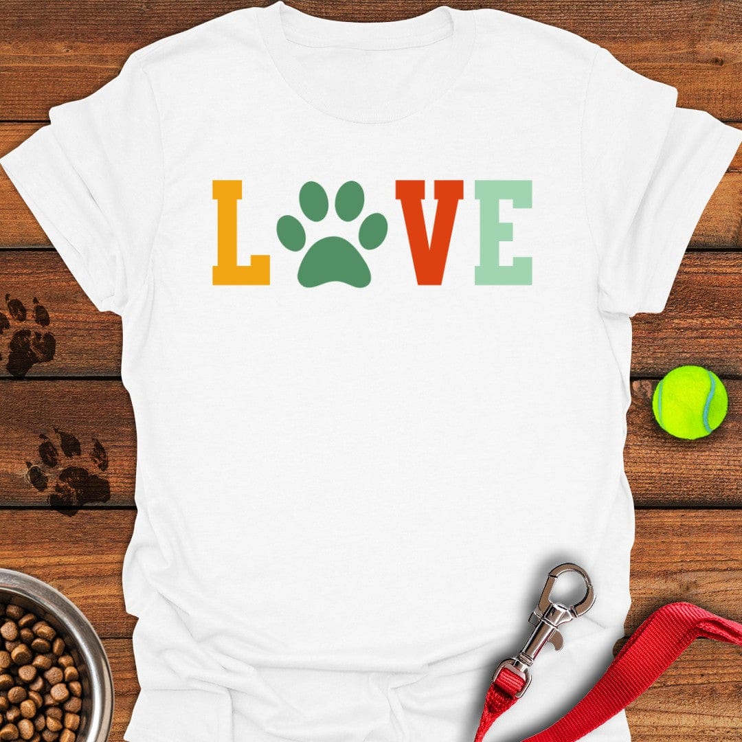 Love Dog T-Shirt Cool Dog Apparel Good Mother's Day Gifts For Mom