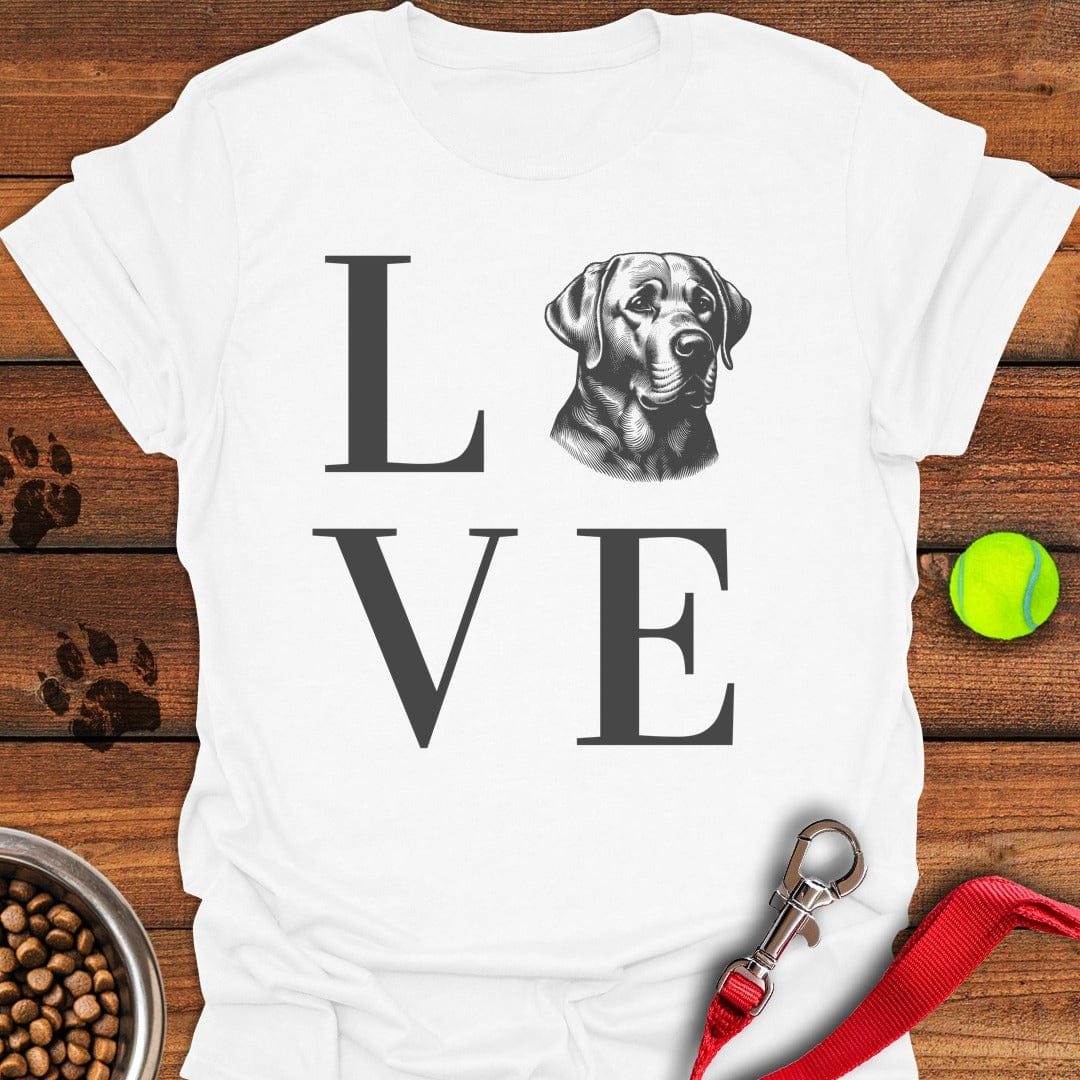 Love Labrador T-Shirt Silly Dog Apparel First Mothers Day Gift For My Daughter