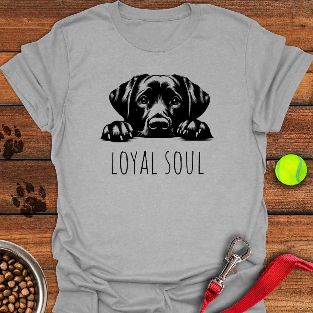 Loyal Soul Labrador T-Shirt Adorable Dog Apparel Dog Lover Gifts For Him Her