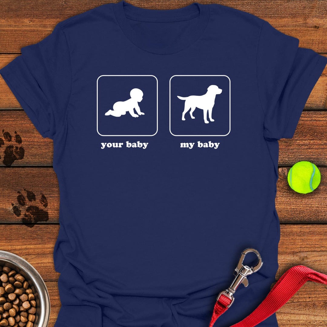 My Baby Labrador T-Shirt Gentle Dog Clothes Mother's Day Gifts For Wife