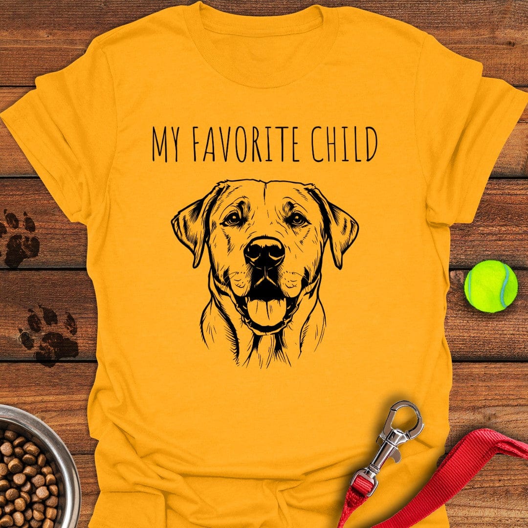 My Favorite Child Labrador T-Shirt Smart Dog Clothing Gift For Dog Lover