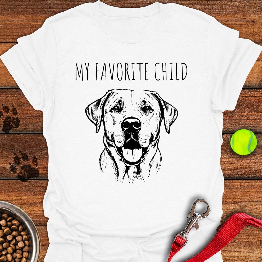 My Favorite Child Labrador T-Shirt Smart Dog Clothing Gift For Dog Lover