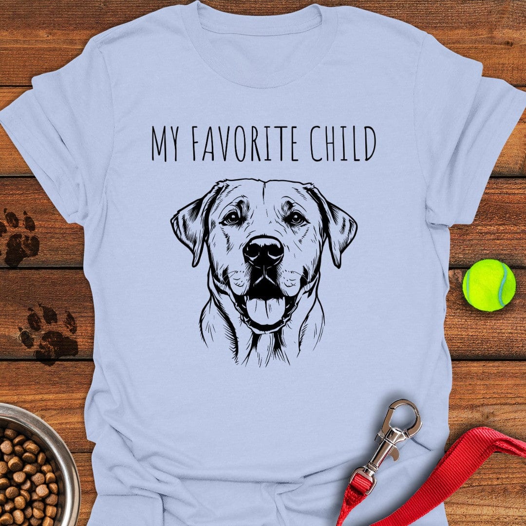 My Favorite Child Labrador T-Shirt Smart Dog Clothing Gift For Dog Lover