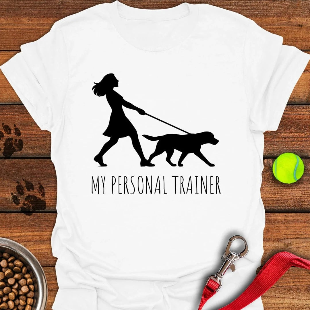 My Personal Trainer Labrador T-Shirt Big Dog Clothing Top Gifts For Dog Lovers