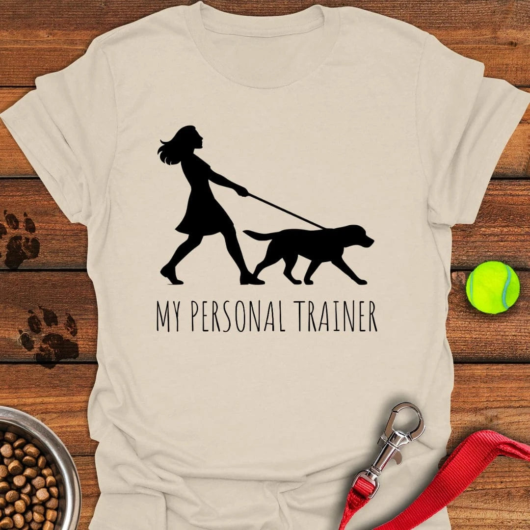 My Personal Trainer Labrador T-Shirt Big Dog Clothing Top Gifts For Dog Lovers