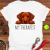 My Therapist Fox Red Lab T-Shirt Dog Mom Funny Shirt Labrador Retriever Gifts For Dog Lovers