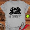 My Therapist Labrador T-Shirt Funny Dog Mom Shirt Labrador Gifts For Dog Lovers