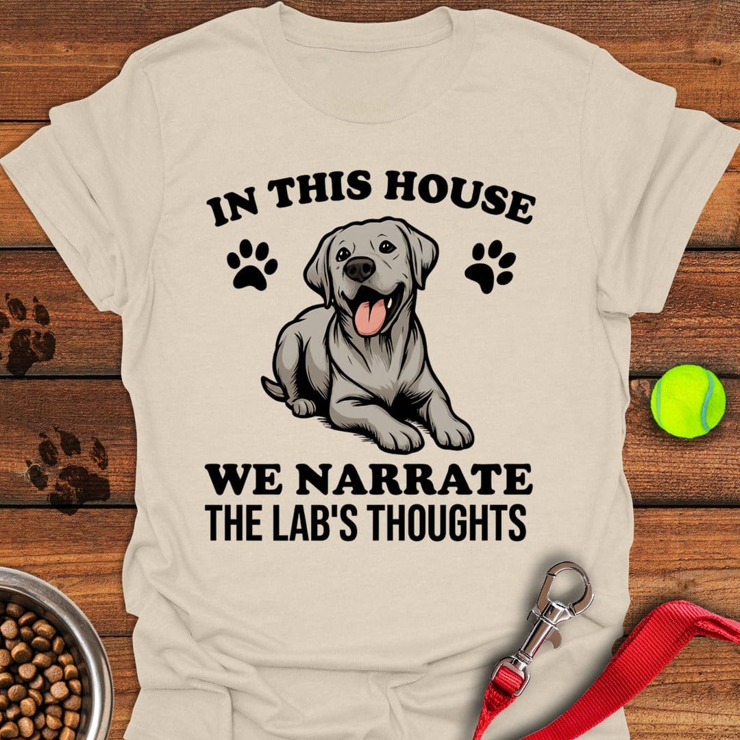 Narrate Silver Labs T-Shirt Fancy Dog Apparel Best Gifts For New Moms
