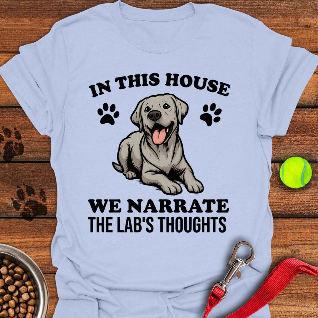 Narrate Silver Labs T-Shirt Fancy Dog Apparel Best Gifts For New Moms