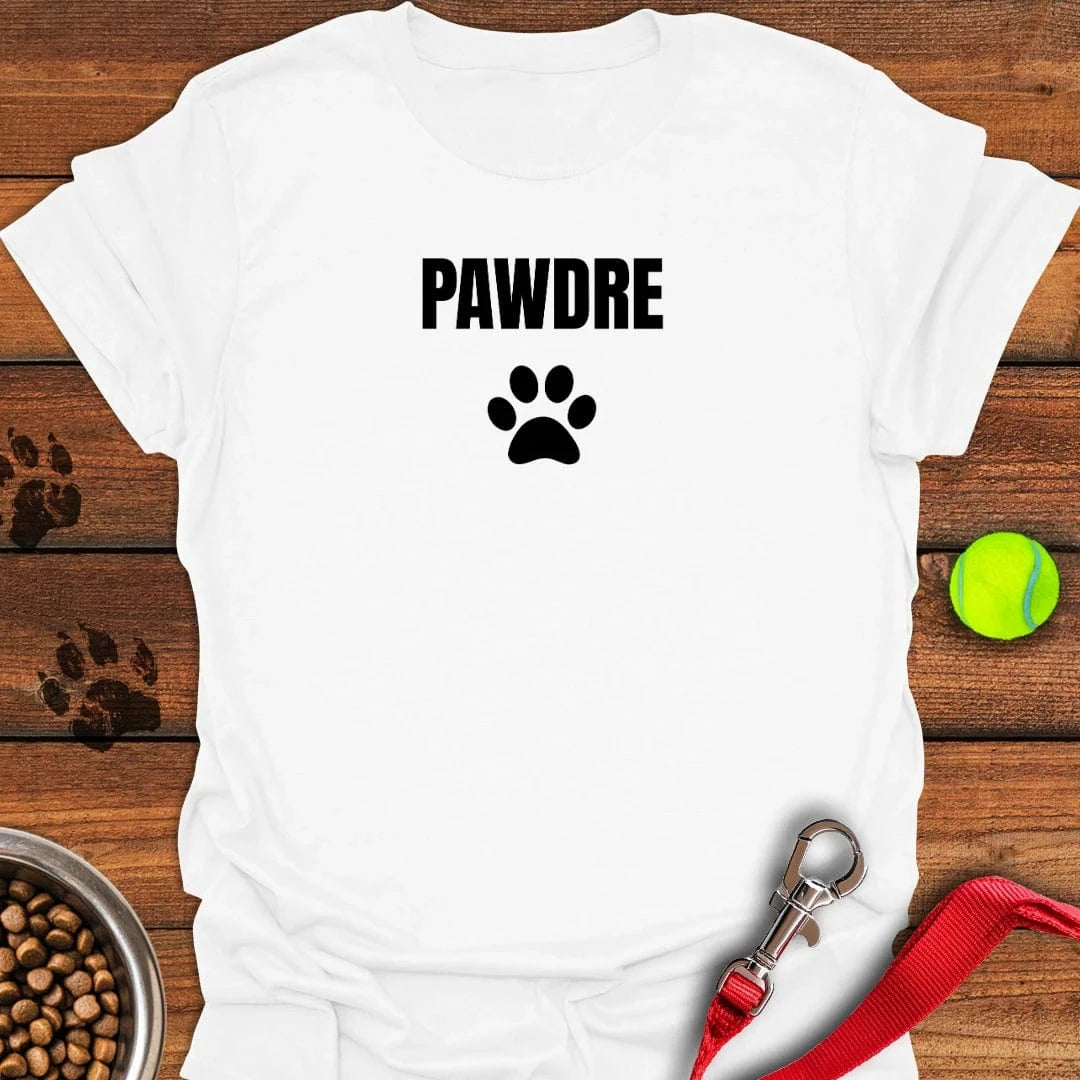 Pawdre Dog Father T-Shirt Big Dog Clothing First Fathers Day Gift Ideas