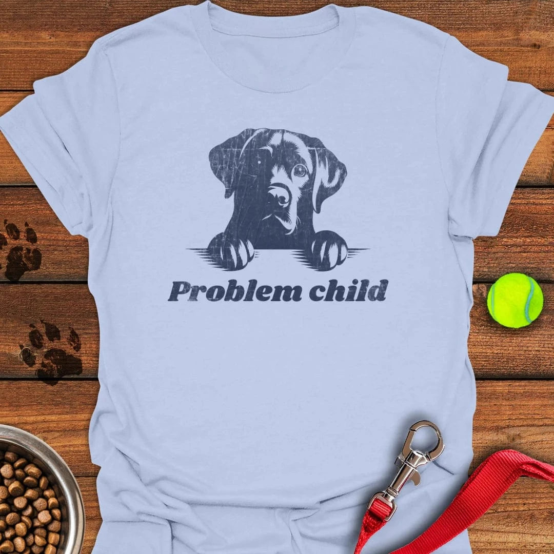 Problem Child Labrador T-Shirt Loyal Dog Apparel Gift Ideas For Dog Lovers