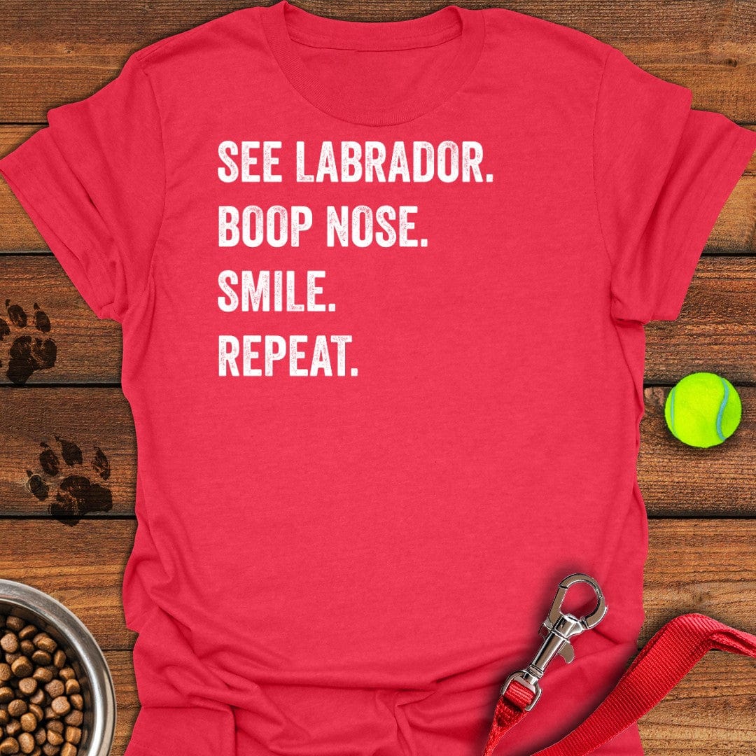 See Labrador T-Shirt Sleepy Dog Clothing Gifts For Dog Lovers