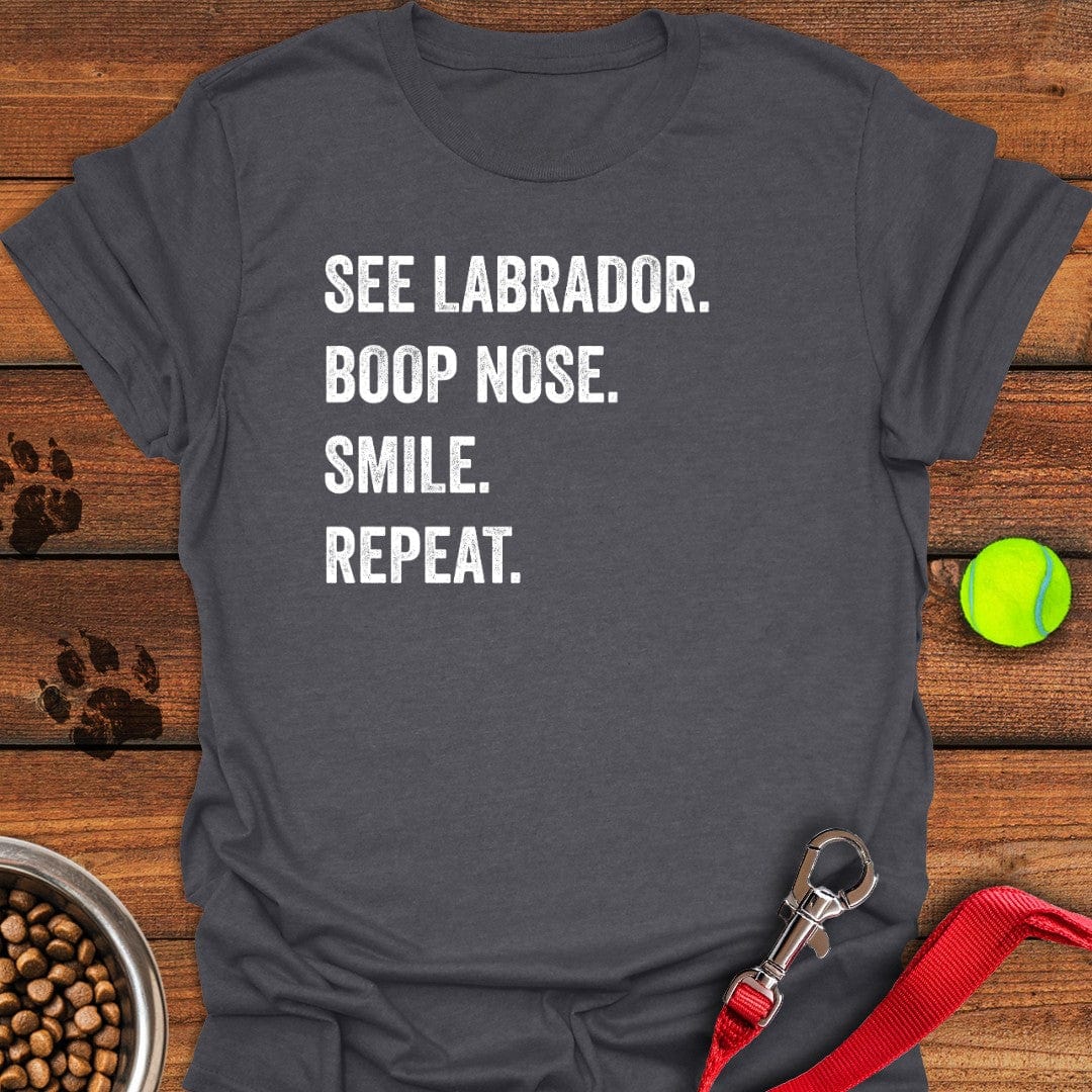 See Labrador T-Shirt Sleepy Dog Clothing Gifts For Dog Lovers