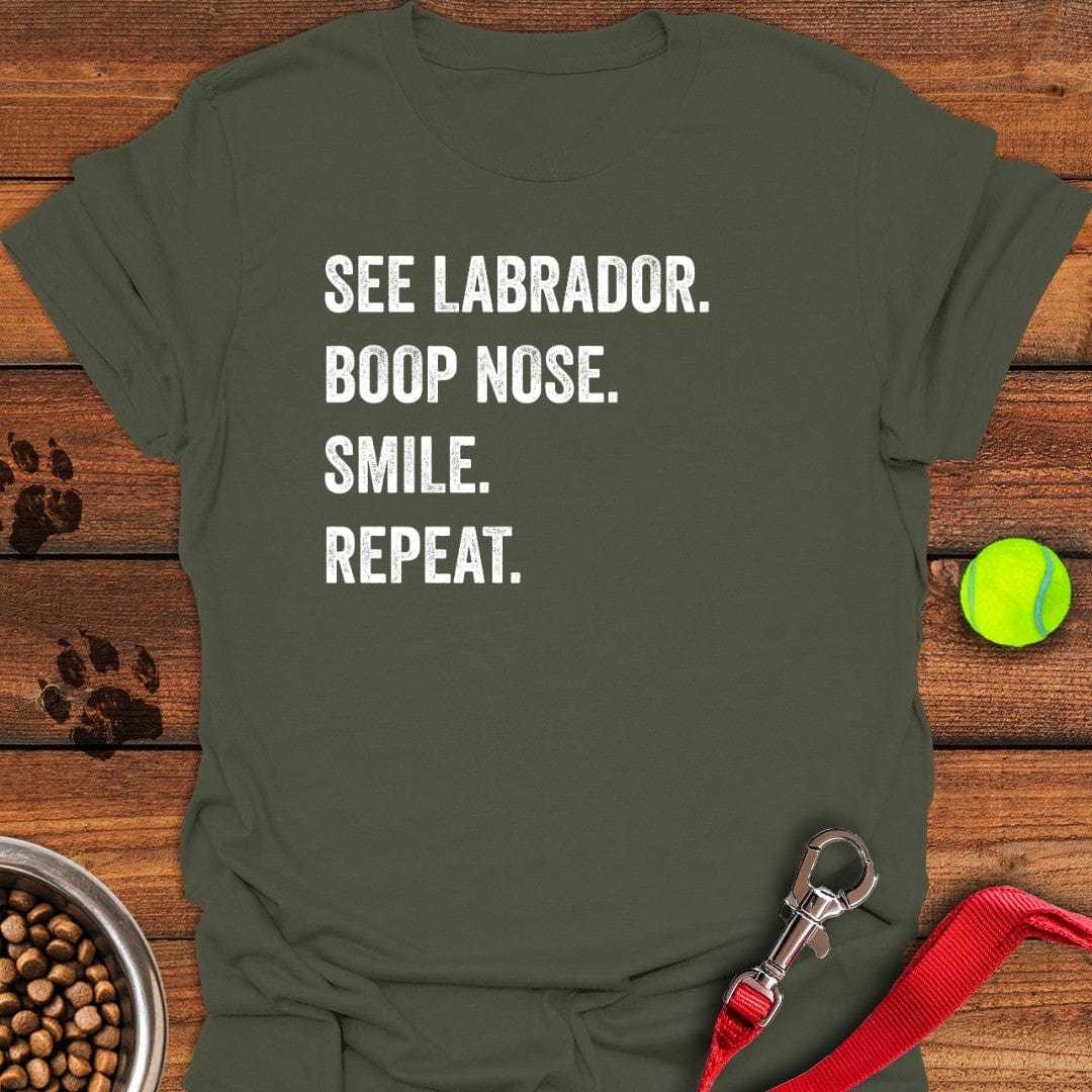 See Labrador T-Shirt Sleepy Dog Clothing Gifts For Dog Lovers