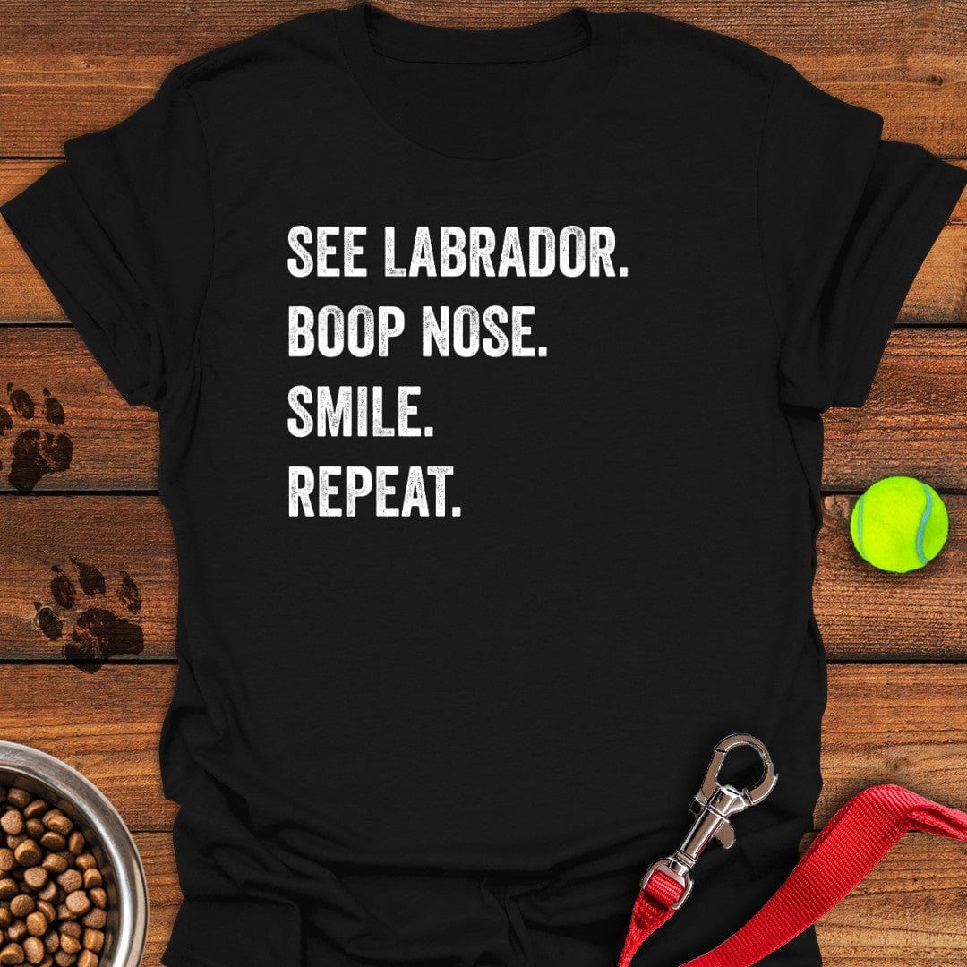 See Labrador T-Shirt Sleepy Dog Clothing Gifts For Dog Lovers