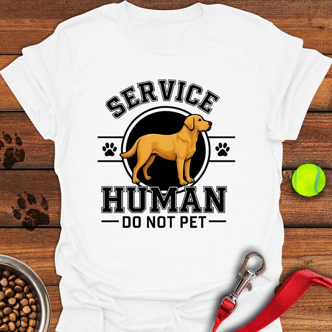 Service Human Labrador T-Shirt Chill Dog Apparel Mother's Day Gifts For For Mom From Daughter