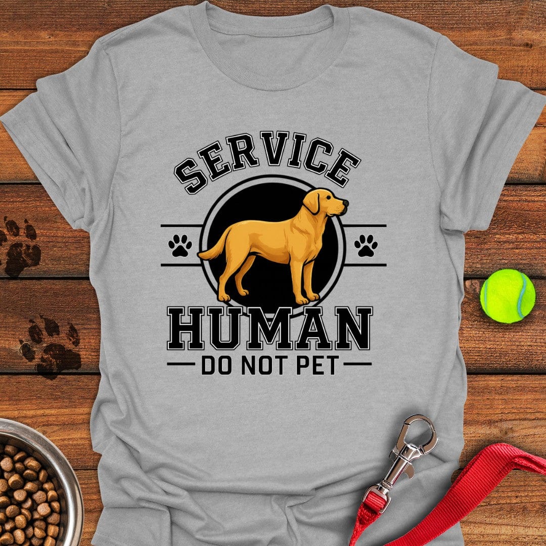 Service Human Labrador T-Shirt Chill Dog Apparel Mother's Day Gifts For For Mom From Daughter
