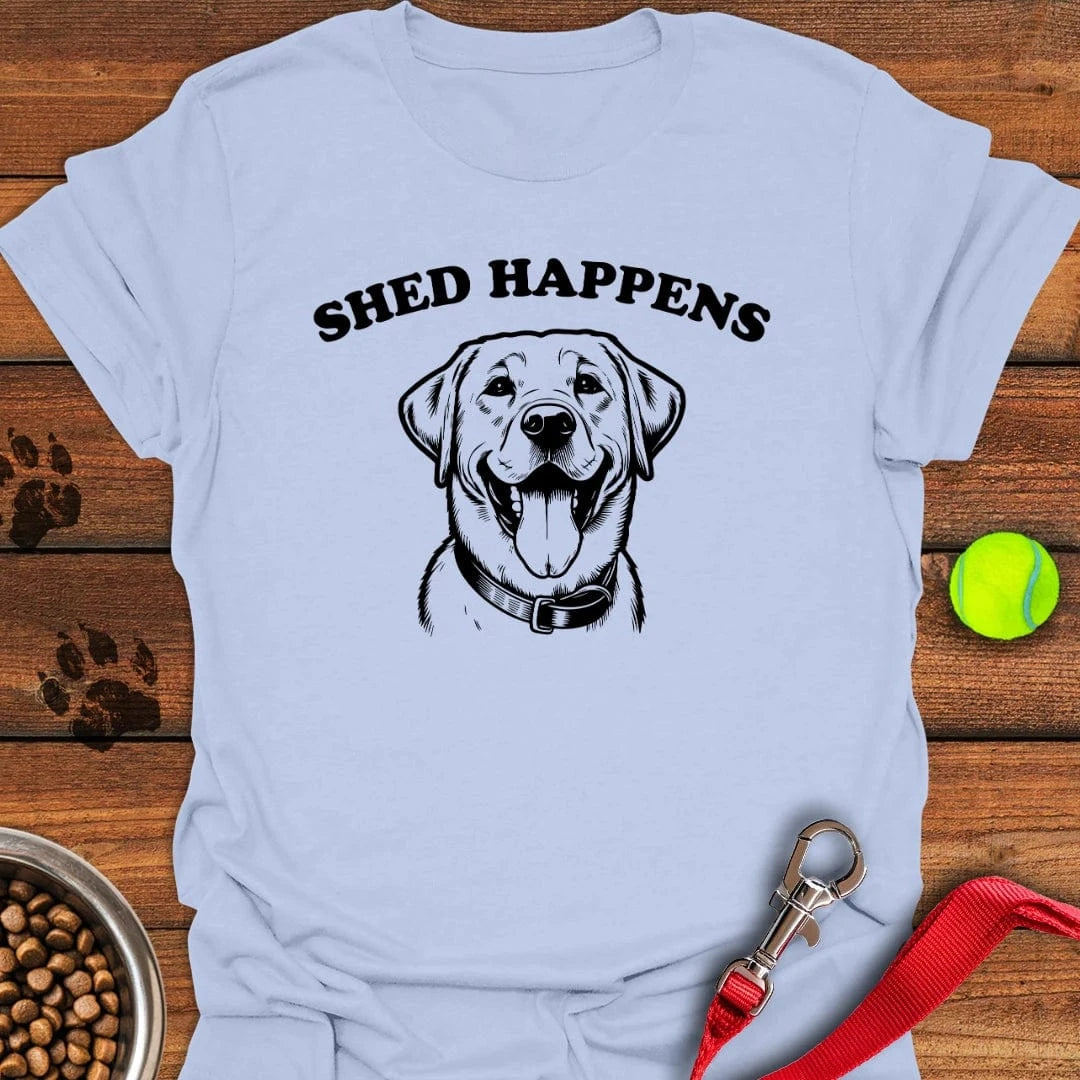 Shed Happens Labrador T-Shirt Cute Dog Clothing Fathers Day Presents