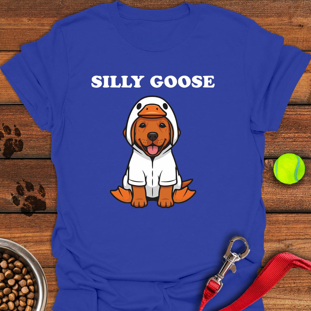 Silly Goose Fox Red Lab T-Shirt Sleepy Dog Clothes Funny Father's Day Gifts