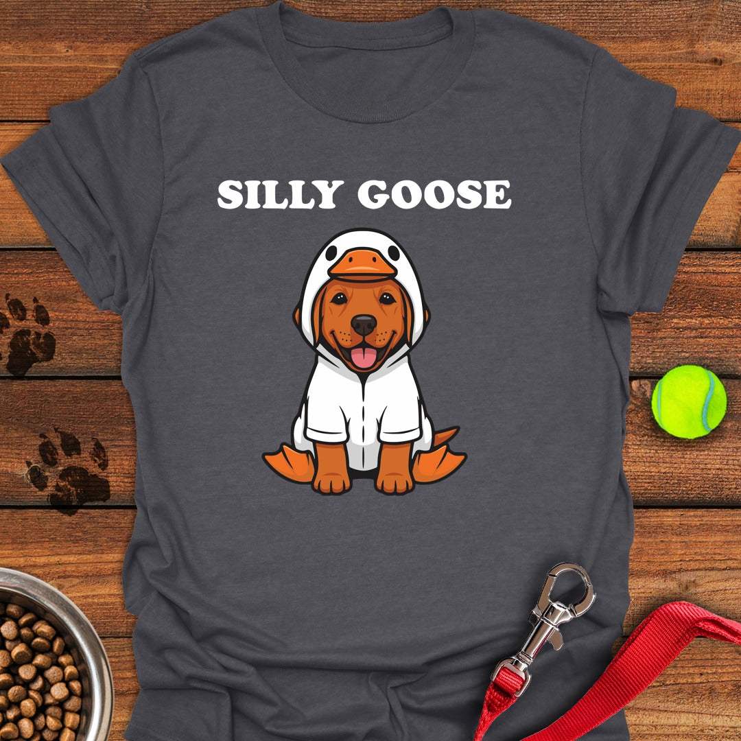 Silly Goose Fox Red Lab T-Shirt Sleepy Dog Clothes Funny Father's Day Gifts
