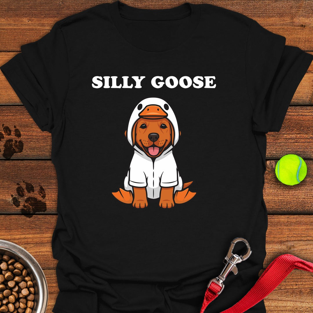 Silly Goose Fox Red Lab T-Shirt Sleepy Dog Clothes Funny Father's Day Gifts