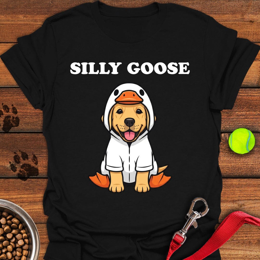 Silly Goose Labrador T-Shirt Classic Dog Apparel Doggy Gifts For Humans
