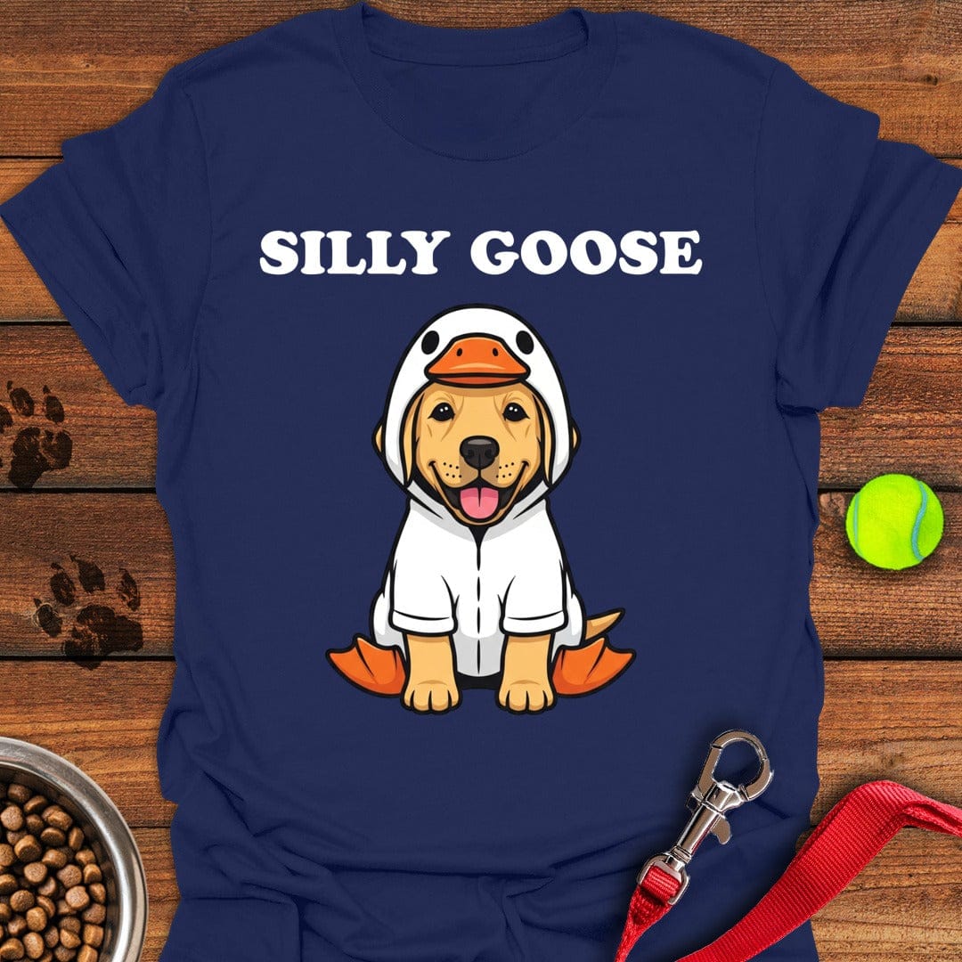 Silly Goose Labrador T-Shirt Classic Dog Apparel Doggy Gifts For Humans