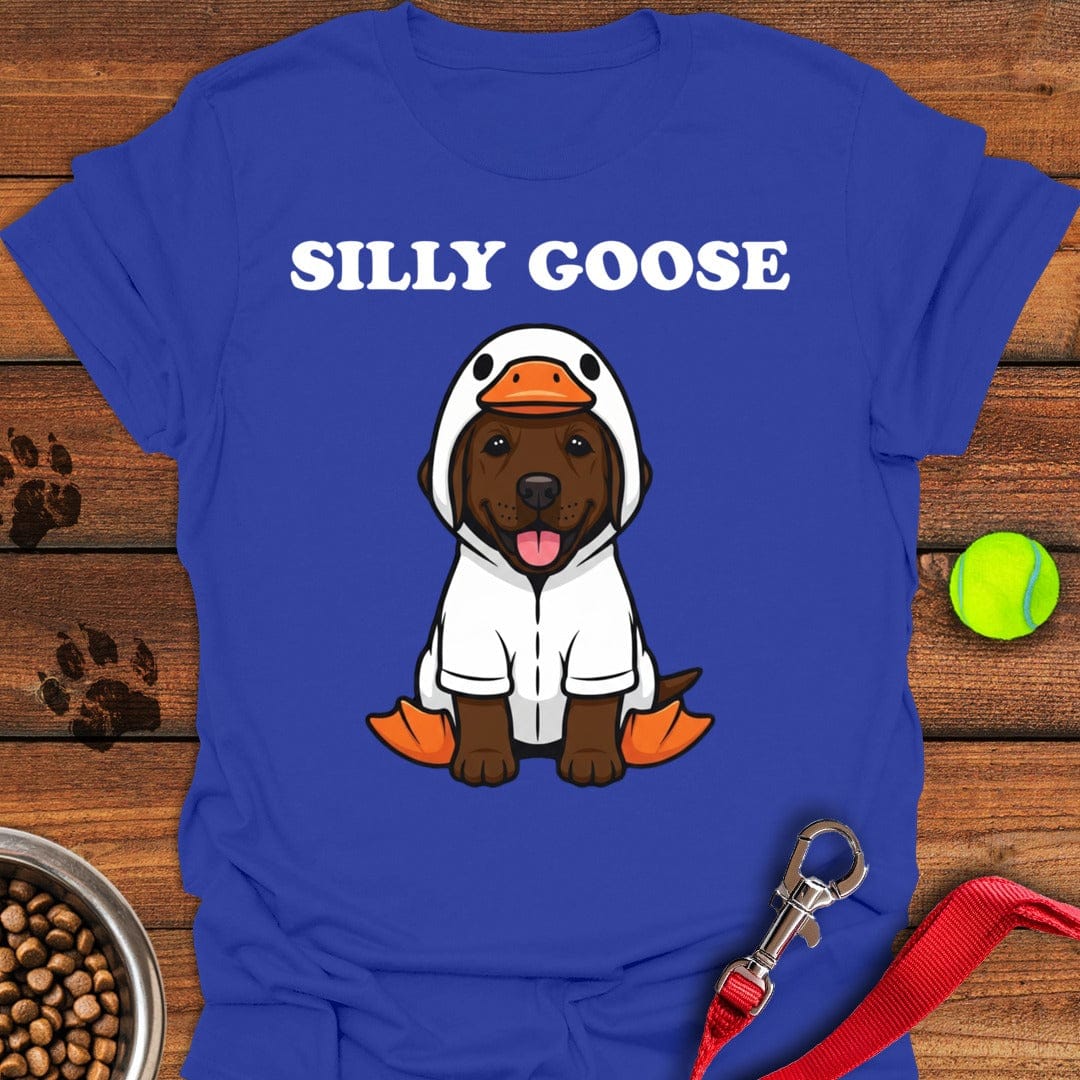 Silly Goose Labrador T-Shirt Stylish Dog Apparel Dog And Owner Gift Ideas