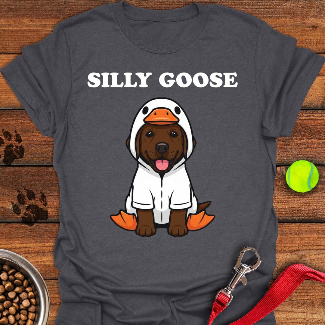Silly Goose Labrador T-Shirt Stylish Dog Apparel Dog And Owner Gift Ideas