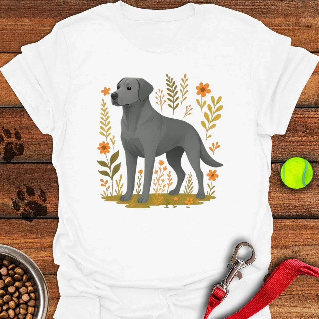 Silver Labrador T-Shirt Energetic Dog Clothing Dog Related Presents
