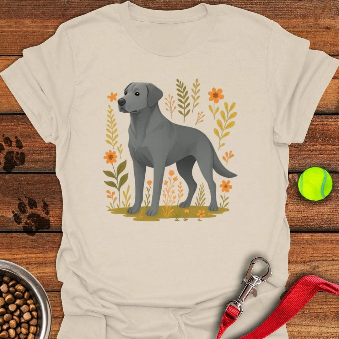 Silver Labrador T-Shirt Energetic Dog Clothing Dog Related Presents