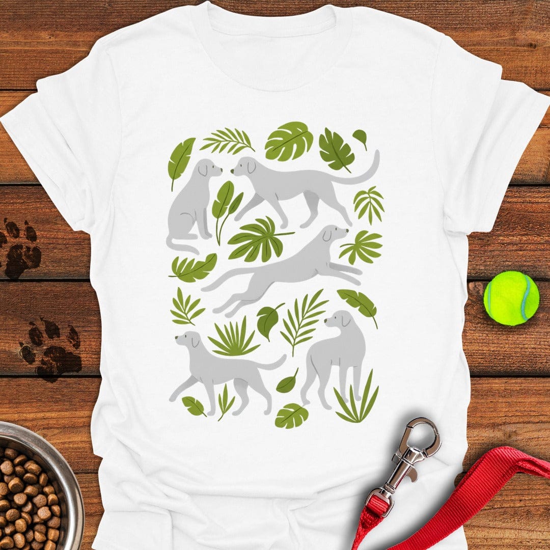 Silver Labs Boho T-Shirt Adorable Dog Clothing Best Mother's Day From For Husband