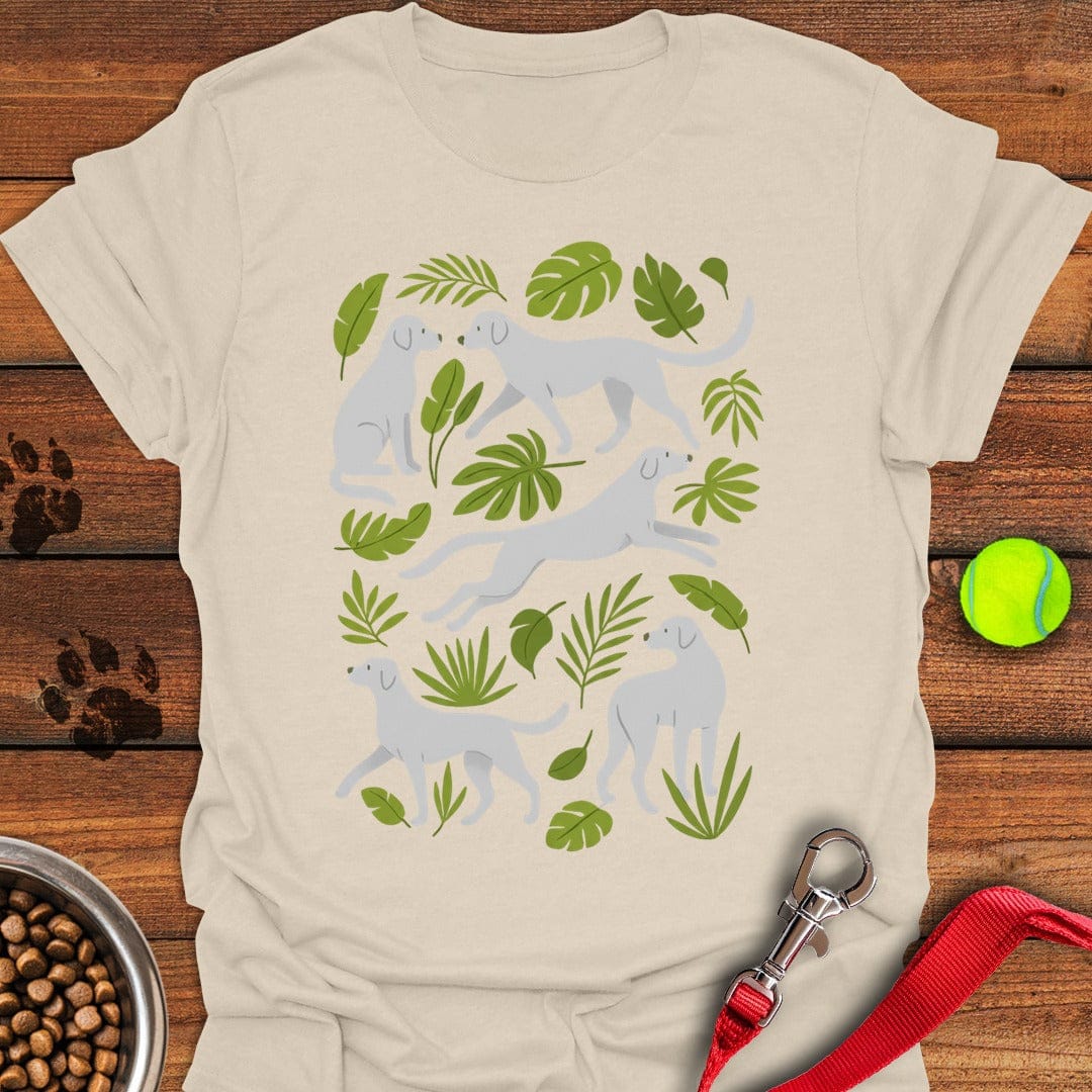 Silver Labs Boho T-Shirt Adorable Dog Clothing Best Mother's Day From For Husband