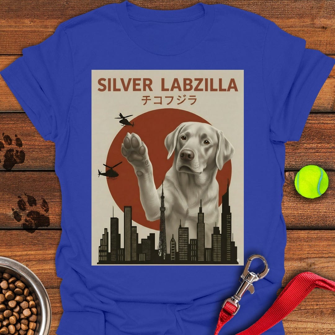 Silver Labzilla T-Shirt Fluffy Dog Apparel Gifts For Dog Onwers Lovers Ideas
