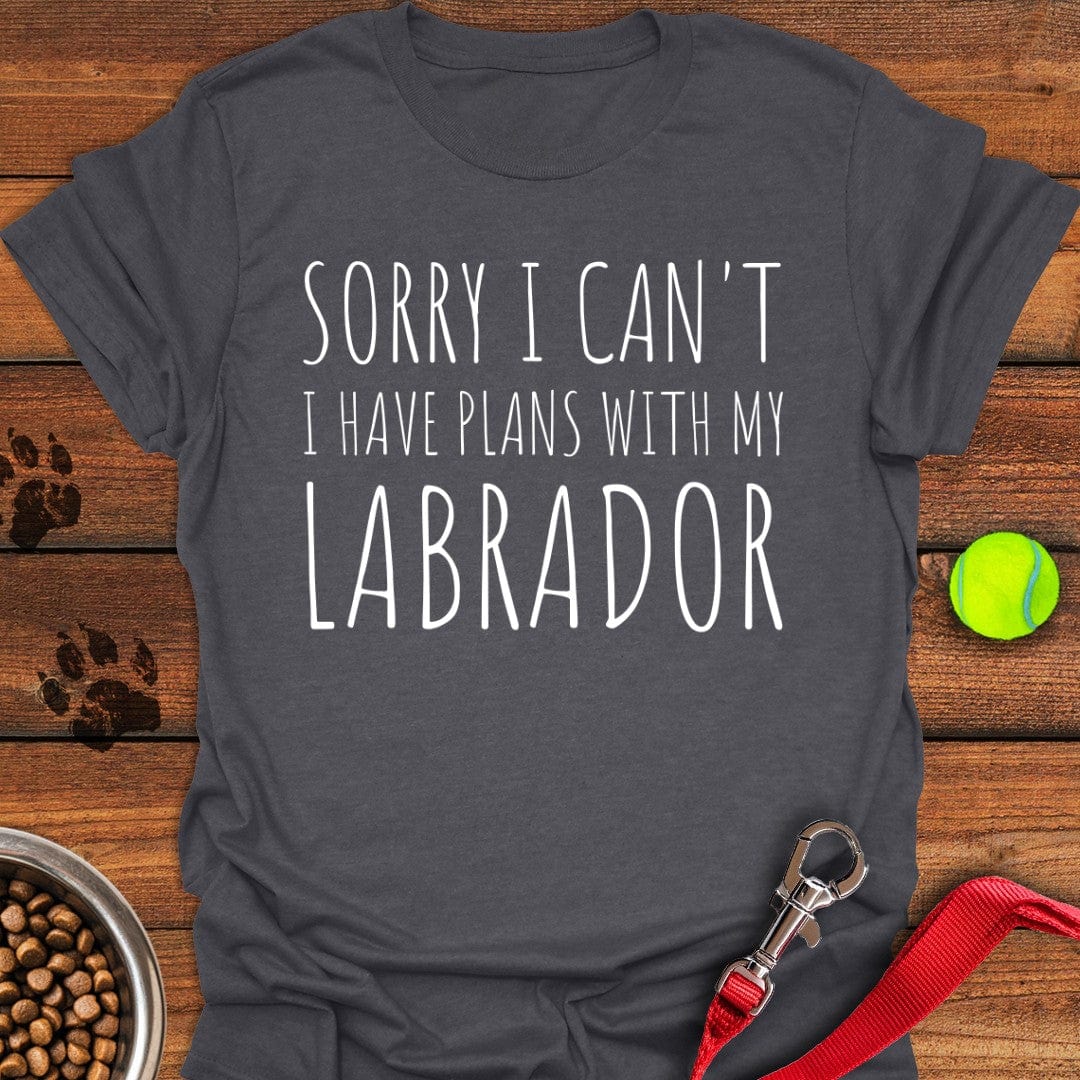 Sorry I Can't I Have Plans With My Labrador T-Shirt Gentle Dog Clothes Best Mothers Day Gifts