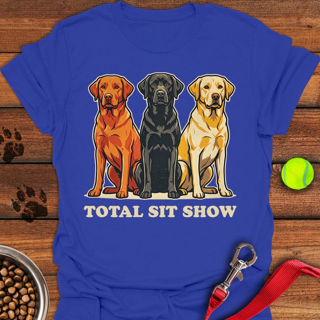 Total Sit Show Labrador T-Shirt Smart Dog Clothing Dog Inspired Gifts