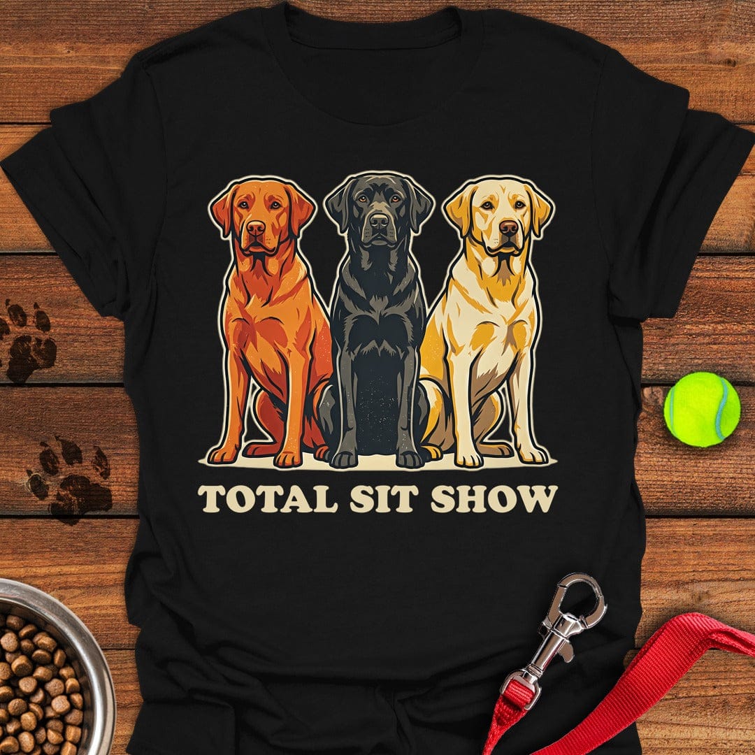 Total Sit Show Labrador T-Shirt Smart Dog Clothing Dog Inspired Gifts