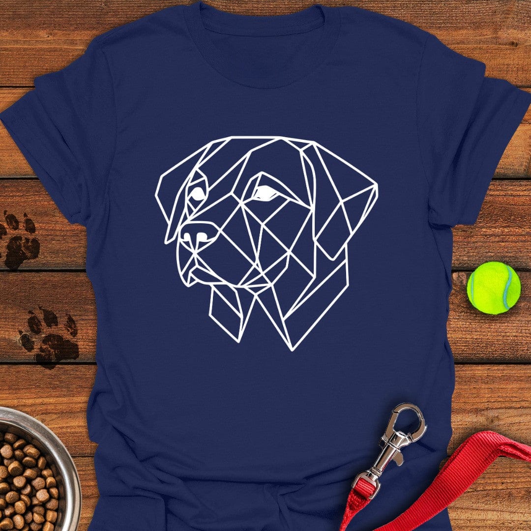 Trendy Geometrical Labrador T-Shirt Proud Dog Apparel Good Gifts For Mom
