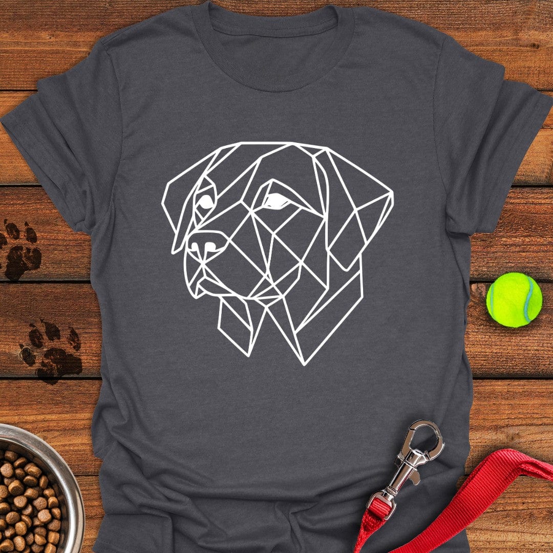 Trendy Geometrical Labrador T-Shirt Proud Dog Apparel Good Gifts For Mom