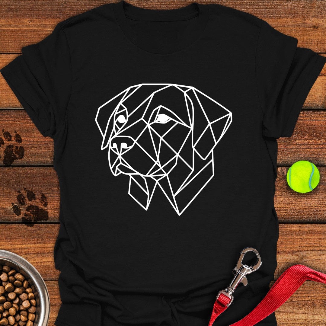 Trendy Geometrical Labrador T-Shirt Proud Dog Apparel Good Gifts For Mom