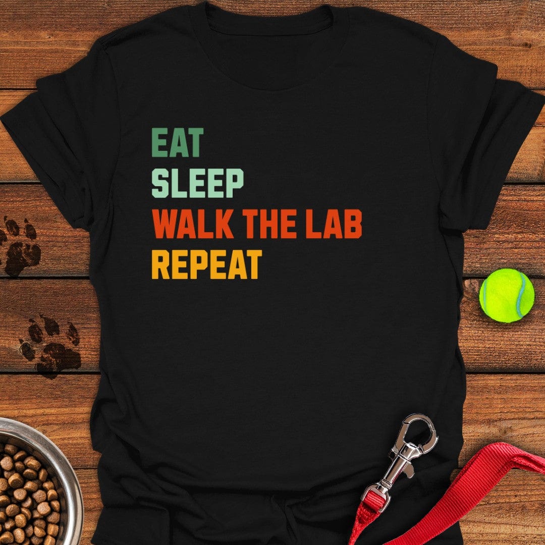Walk The Lab T-Shirt Fancy Dog Clothing Retirement Gift Ideas For Men
