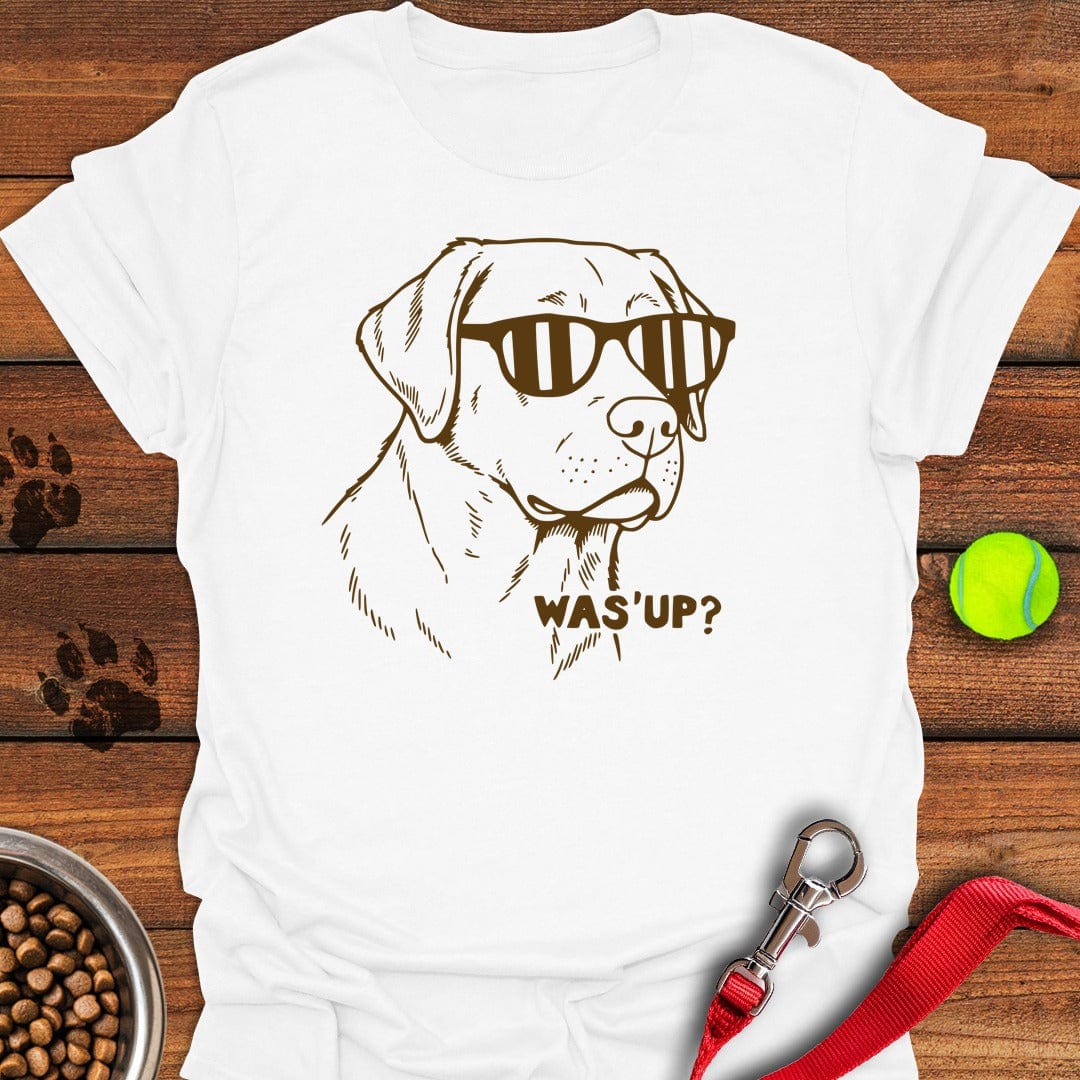 What's Up Labrador T-Shirt Stylish Dog Clothing Present Ideas For Dog Lovers